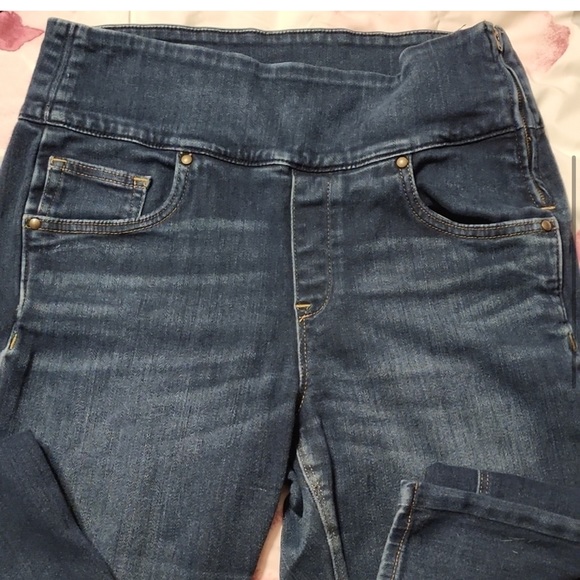 Spanx Alexia Skinny Denim Jean Side Zip - Picture 3 of 6